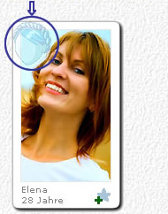 Bei Thumbs werden oben links Icons eingeblendet